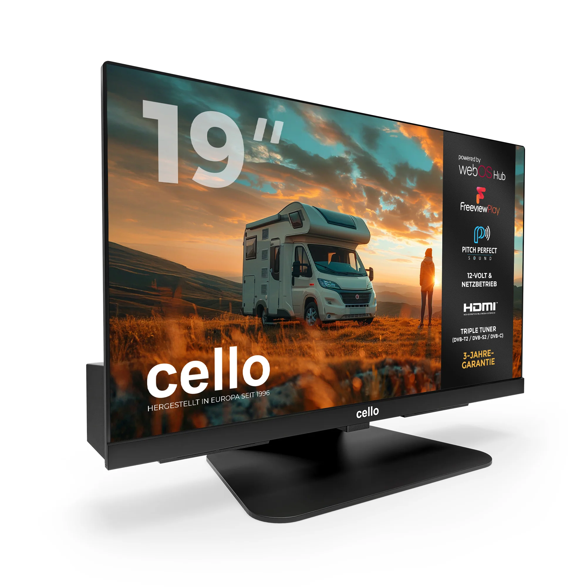 19″ Smart WebOS 12-Volt Traveller TV with Perfect Pitch Sound (DE) - Image 3
