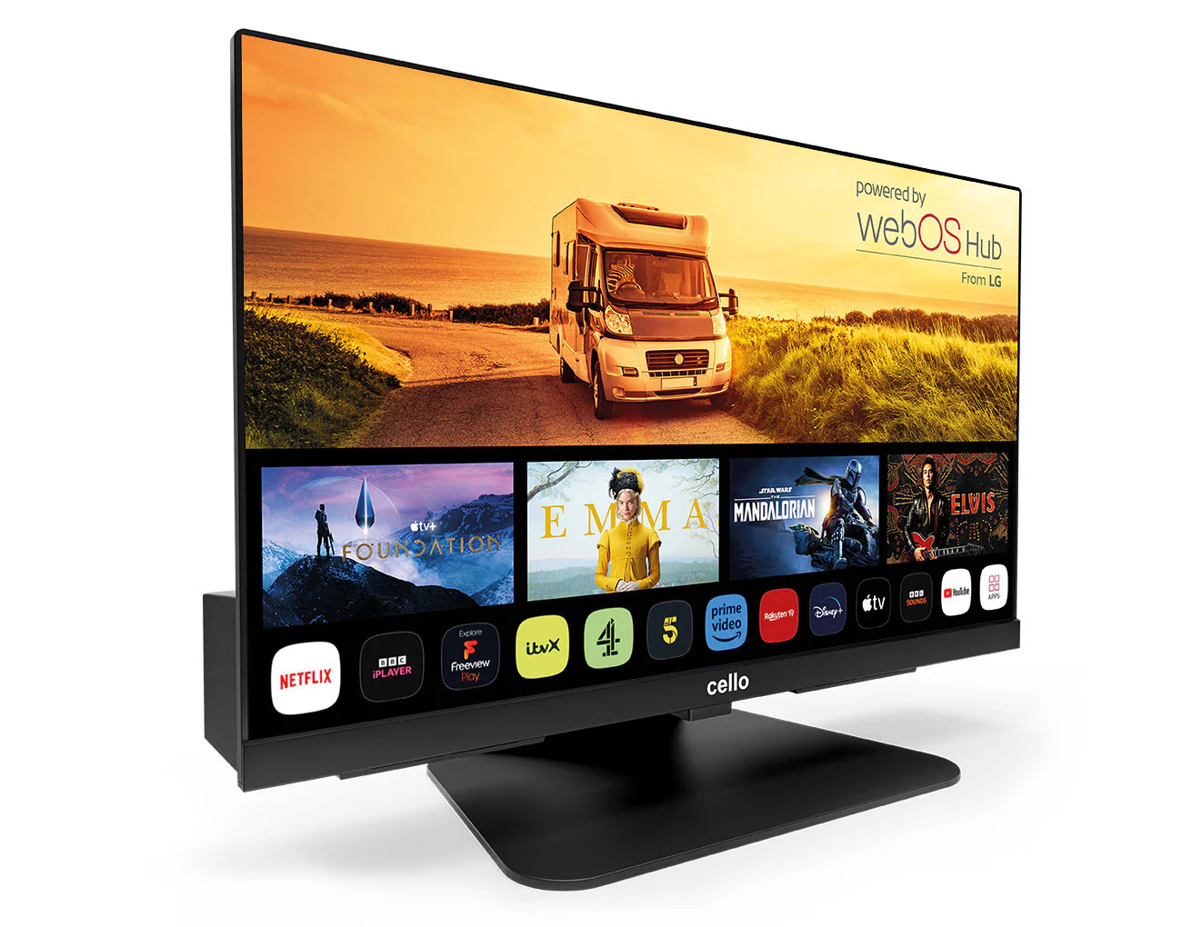 19″ Smart WebOS 12-Volt Traveller TV with Perfect Pitch Sound (ES) - Image 2