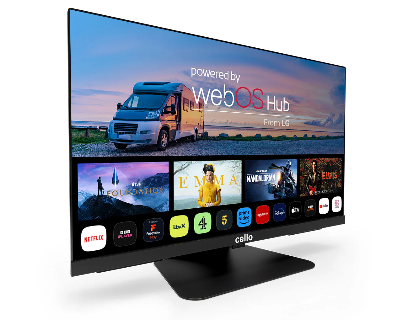 22″ Smart WebOS 12-Volt TV with DVD & Perfect Pitch Sound (IT) - Image 2