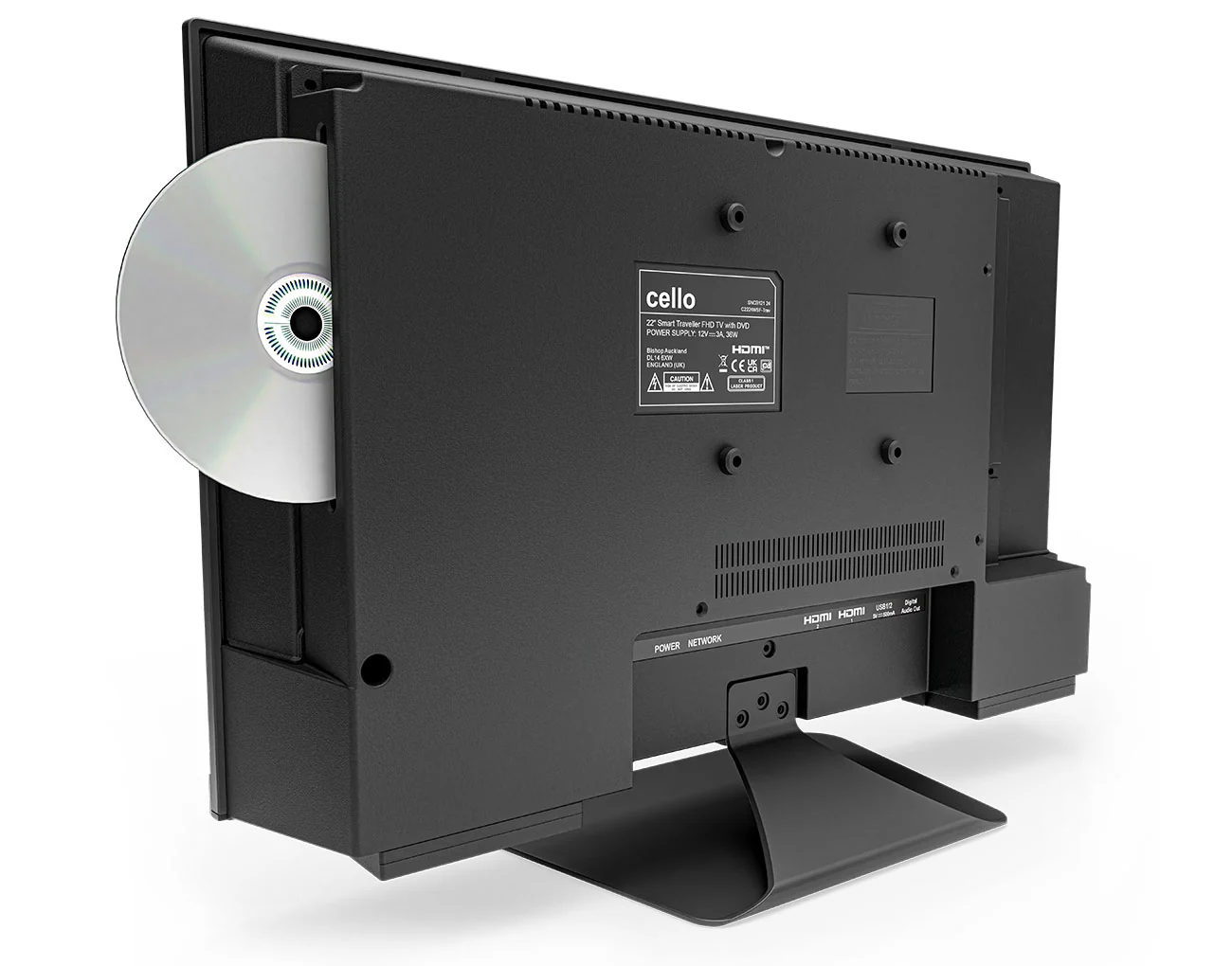 C2224WSF-TRAV 22″ Smart WebOS 12-Volt TV with DVD & Perfect Pitch Sound - Image 4
