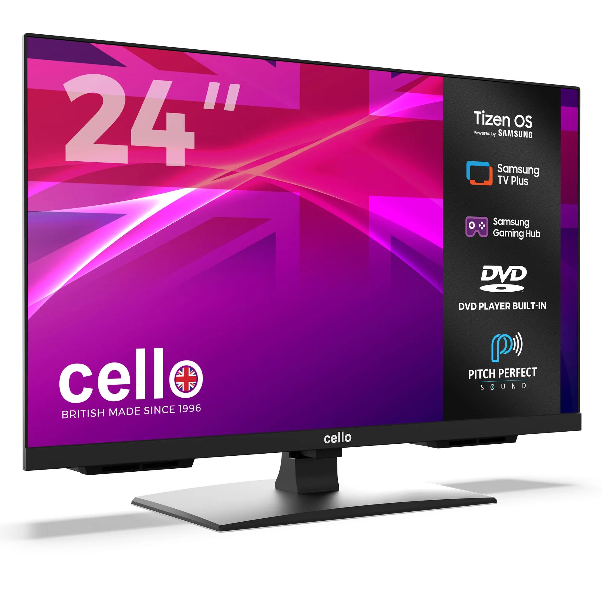 24 inch Smart Samsung Plus TV with DVD Player - Image 3