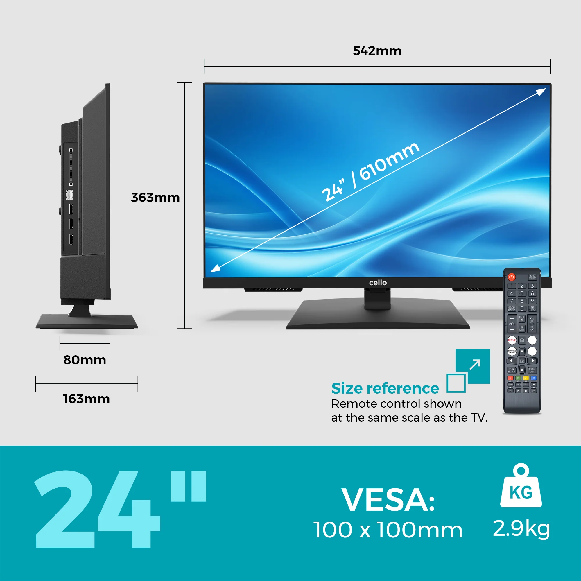 24 inch Smart Samsung Plus TV with Frameless Bezel - Image 7