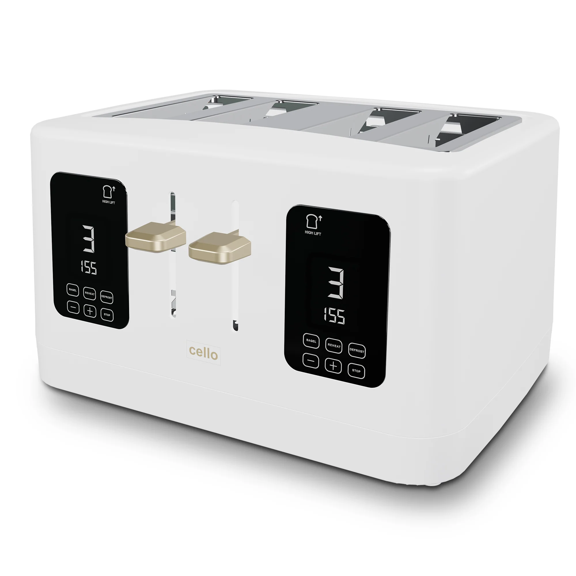 Breakfast Bundle - Digital Kettle + 4 Slice Toaster - Image 5