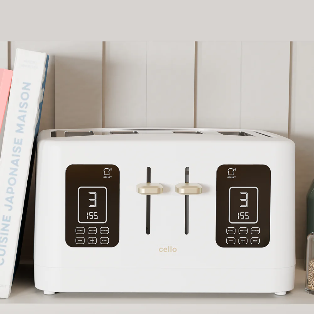 Breakfast Bundle - Digital Kettle + 4 Slice Toaster - Image 7
