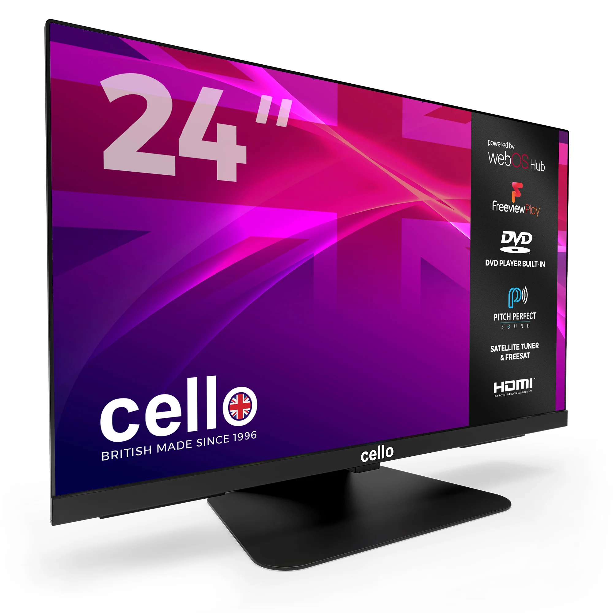 24″ Smart WebOS TV & DVD - Image 3