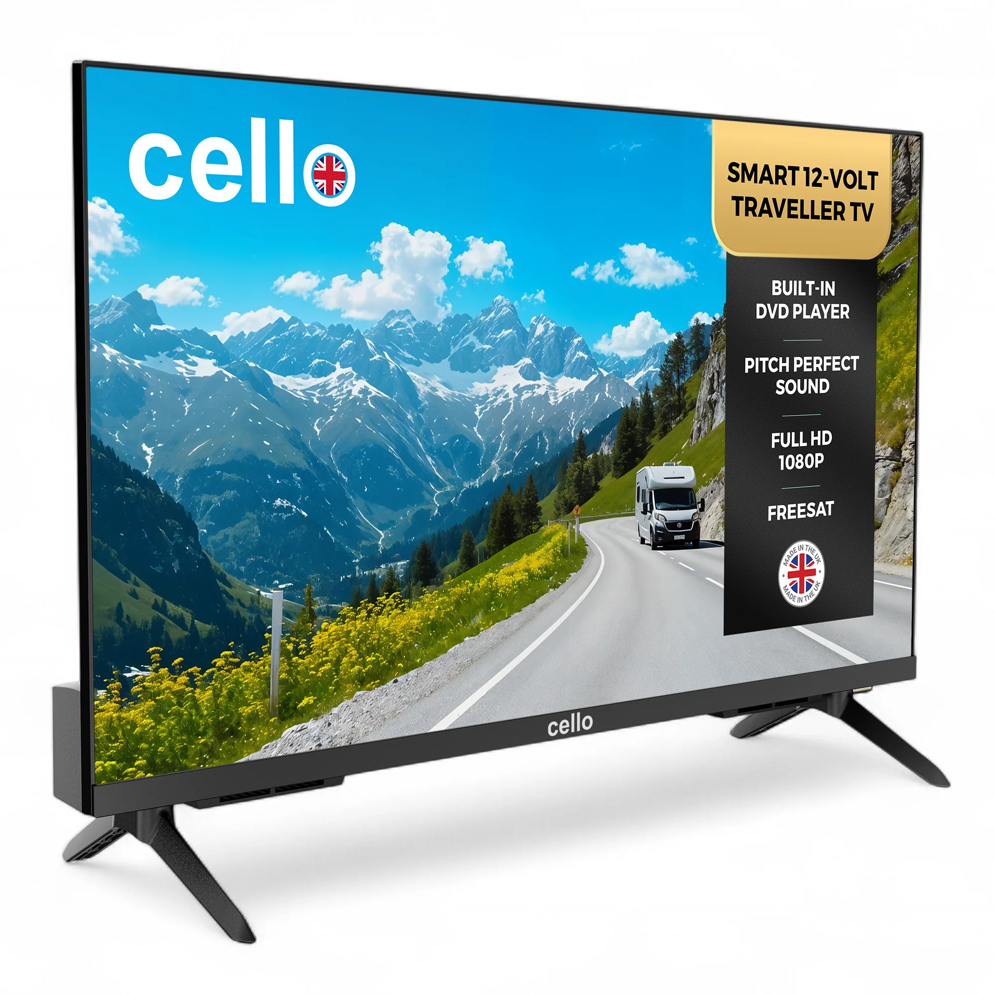 27" C2725WSF-TRAV Smart WebOS TV & DVD 12-Volt Traveller TV with Freeview Play - Image 7
