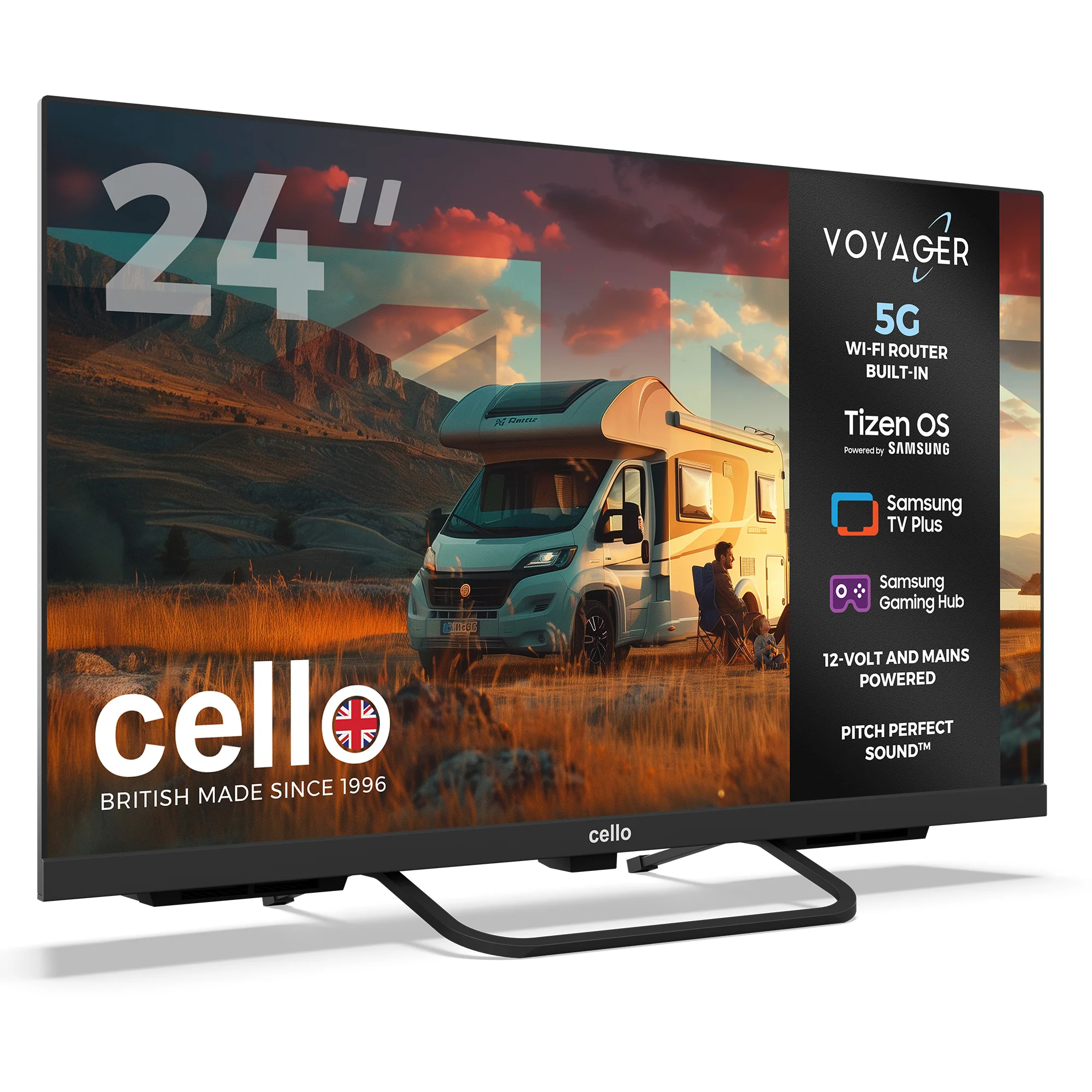 24 inch VOYAGER Smart Samsung Plus TV with built-in 5G Wi-Fi ROUTER - Image 3