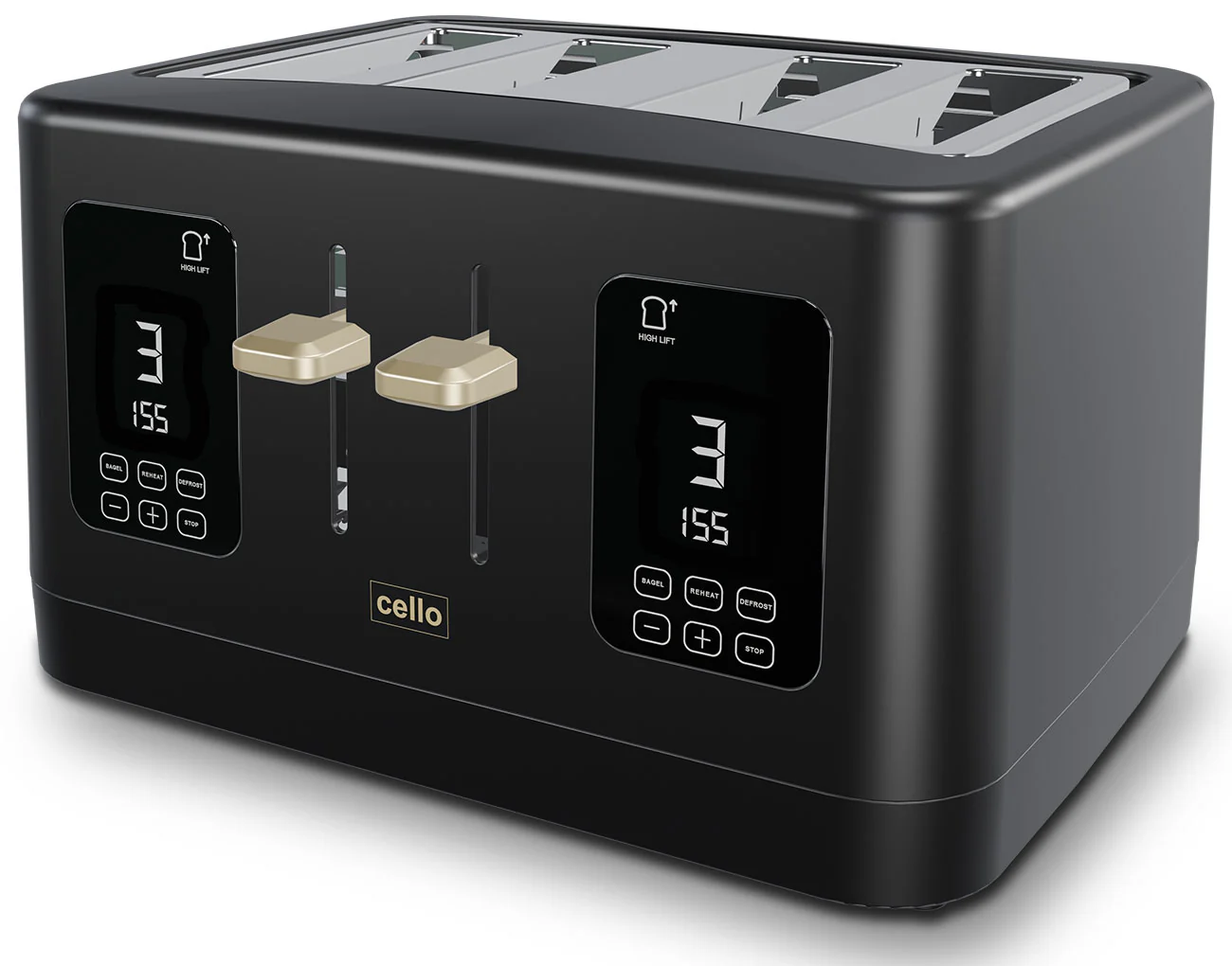 Digital 4 Slice Toaster with Touch Control and Timer (DE) - Image 2